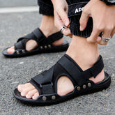 Men’s Casual Roman Sandals with Velcro Straps
